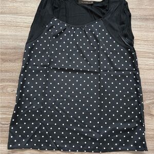 The Limited Black and White Polka Dot Top
